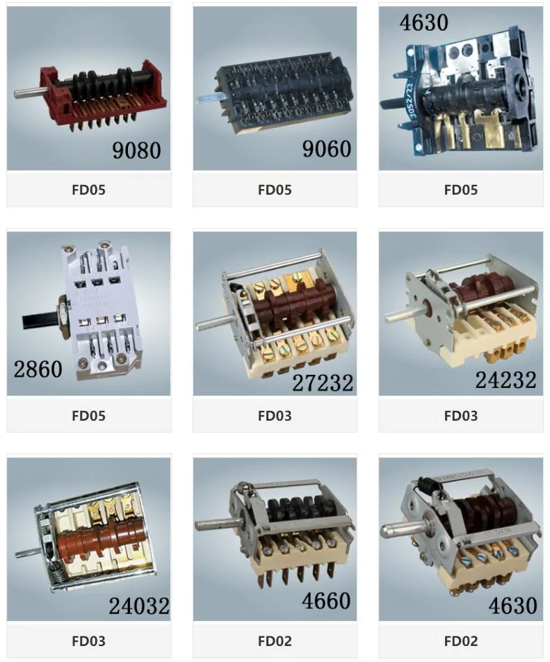 Rule Band Switch, Three-Speed Electric Stove Switch, Gear Switch, Oven Rotary Switch, Section Switch