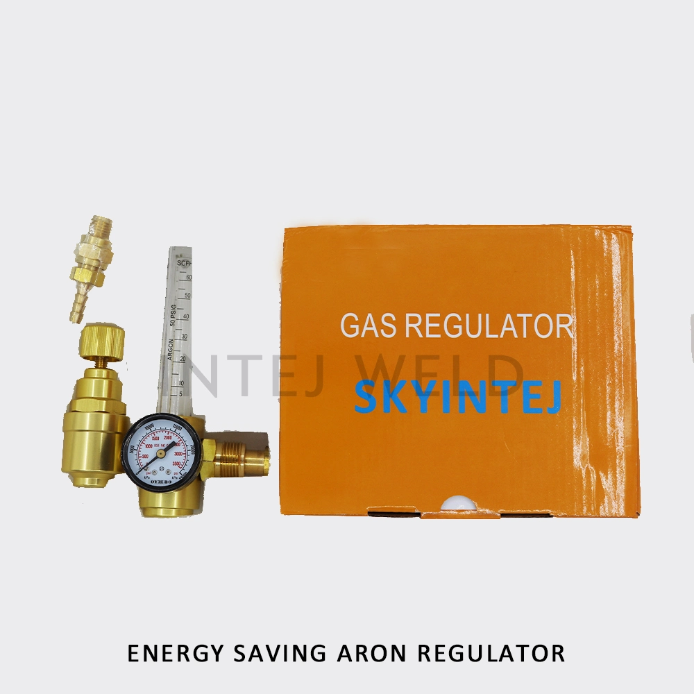 Energy Saving Argon Ar Gas Regulator with Pressure Gauge and Flowmeter