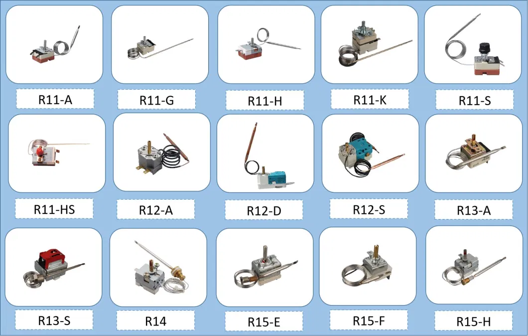 Wk-R66 F Adjustable 35-320 Degrees Capillary Thermostat for Electric Oven/Water Heater/Refrigerator/Washing Machine