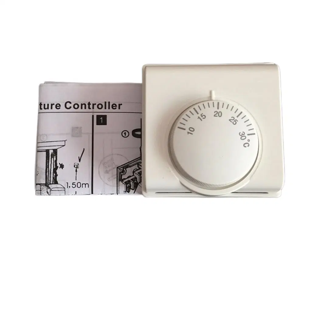 Room Adjustable Central Air Conditioning Thermostat, Mechanic Thermostat for Central Air Conditioner