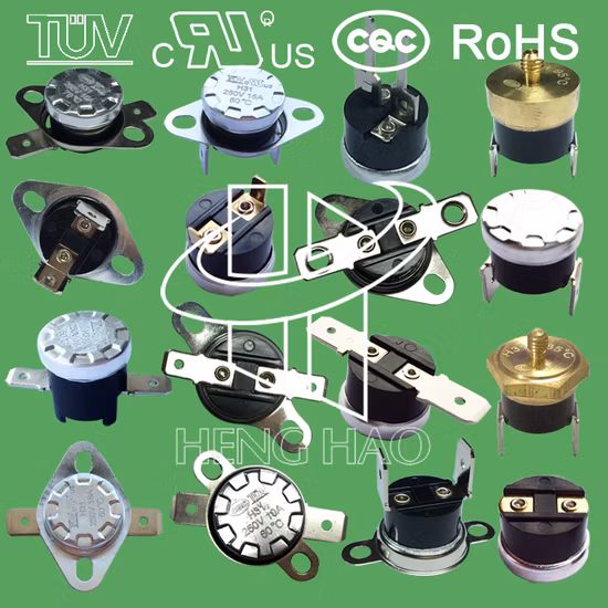 Ksd301 Thermostat-Temperaturschalter mit manueller Rückstellung