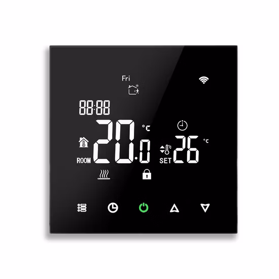 Intelligenter, wöchentlich programmierbarer LCD-Raumthermostat für Heizungs- und Kühlungs-HLK-Systeme