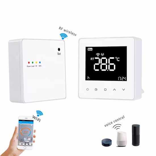 Intelligenter, kabelloser, wöchentlich programmierbarer Touchscreen-Fußbodenheizungsthermostat