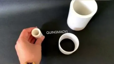 Feuerfester Korund 99 % Al2O3 Aluminiumoxid-Keramik-Heizrohr für Hochtemperaturöfen, 4 mm